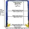 61OaSspB7UL._AC_SL1200.jpg Atlas 9KOHX Overhead 9,000 lbs. Capacity 2 Post Lift