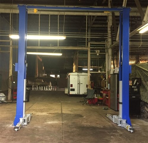 ASEplatinum TP12KC-D Heavy-Duty Clear Floor Two Post Lift