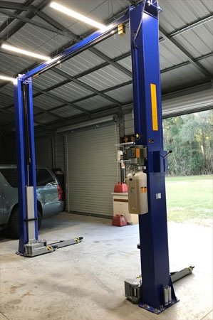 ASEplatinum TP12KC-D Heavy-Duty Clear Floor Two Post Lift