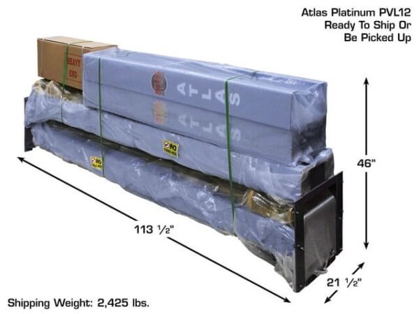 Atlas Platinum PVL-12 ALI Certified 12,000 Lbs. Capacity 2 Post Lift (Blue)