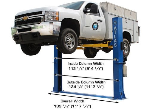 ATTD-BP10000X-5.jpg Atlas BP10000 Baseplate 10,000 lbs. Capacity 2 Post Lift (ATTD)