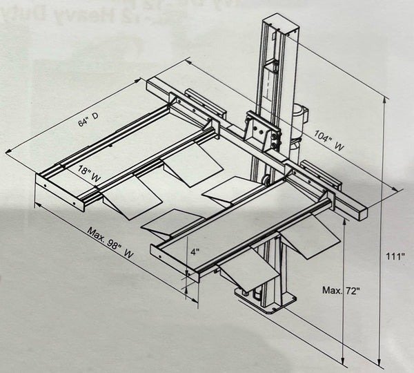 ML2000Illustration.jpg Advantage ML-2000 | Single-Post Lift