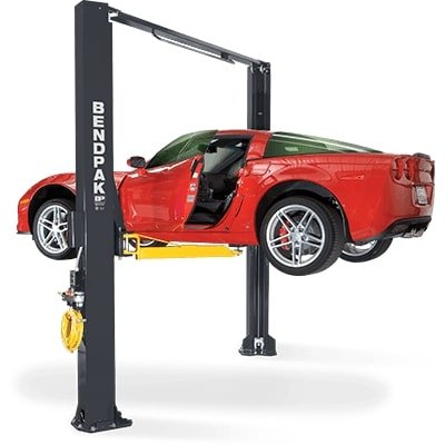 XPR-10AS-Two-Post-Lift-5175397-B-3.jpg Bendpak XPR-10AS 2 post hoists 10,000 lbs / Asymmetric Clearfloor / Adjustable Width / Screw Pads