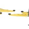 BendPak XPR-14CL-192 , 14,000 lb. capacity, ali certified clearfloor, triple-telescope arms-all four, Asymmetrical Lift