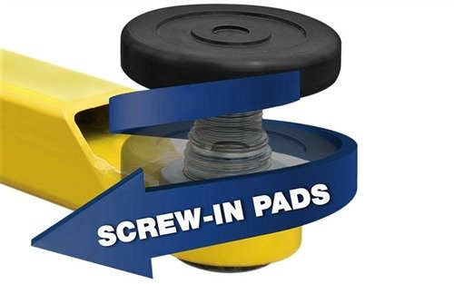XPR-9S-6.jpg Bendpak XPR-9S two post lifts 9,000 lbs / Floorplate / Chain-Over / Short Lift / Screw Pads